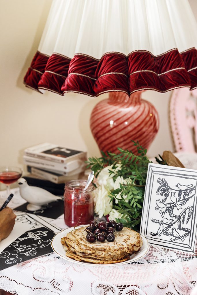 Saana ja Olli Mielenmaisemia Mindscapes Finnish Design Hemp Fabric Made in Finland